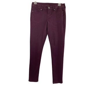 Maurices Skinny Jeans Women S-R 29" W Plum Purple Mid Rise Stretch Pants